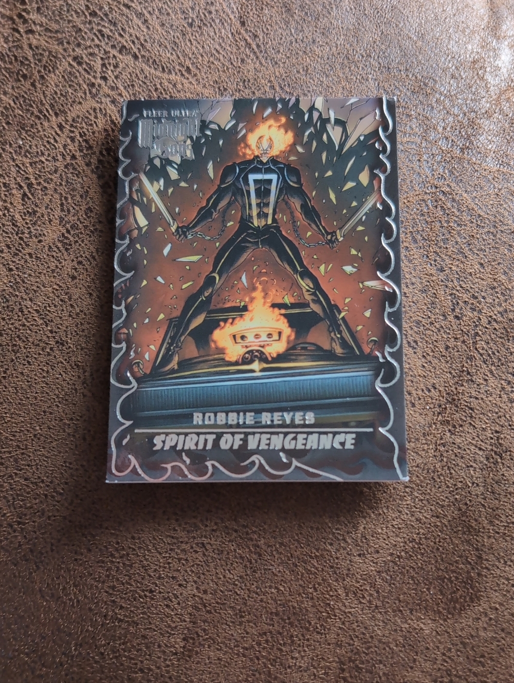 🍁Fleer Ultra Marvel Midnight Sons Robbie Reyes- Spirit Of Vengeance Card